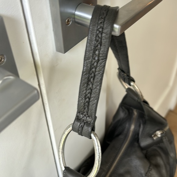 Sigrid Olsen Leather Hobo Bag metallic gray - Picture 3 of 7